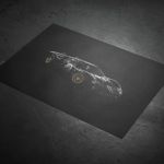 Poster Ford GT40 - Nero - 24h Le Mans - 1966 - Colors of Speed