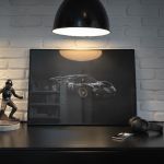 Affiche Ford GT40 - Noir - 24h Le Mans - 1966 - Colors of Speed
