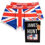 James Hunt Pantaloncini da boxer Union Jack Pacchetto doppio