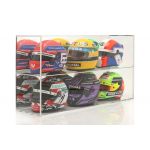 Vitrina para cascos a escala 1/2 o maquetas de coches a escala 1/18 espejo