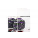 Vitrine au sol pour 4 casques à l'échelle 1/2 miroir