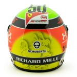 Mick Schumacher casco miniatura Test Drive Abu Dhabi 2020 1/2