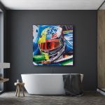 Kunstwerk Mick Schumacher Demo Run Spa 2017 #0067