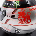 Michael Schumacher Platin-Helm Spa 300th GP 2012 1:4