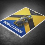 Poster Porsche 906 - 12h Rennen Sebring - 1967