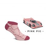 Pink Pig Low Socks