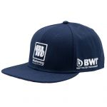 Maximilian Götz Casquette Sponsor Flat Brim bleu
