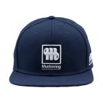 Maximilian Götz Casquette Sponsor Flat Brim bleu