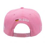 Maximilian Götz Cap Sponsor Flat Brim rosa