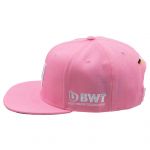 Maximilian Götz Cap Sponsor Flat Brim rosa