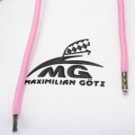 Maximilian Götz Sudadera con capucha de mujer Champion blanco