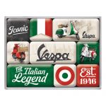 Set d'aimants Vespa - Italian Legend