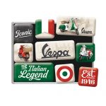 Set di magneti Vespa - Italian Legend