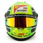 Mick Schumacher casco in miniatura Test Drive Abu Dhabi 2020 1/2