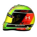Mick Schumacher Miniaturhelm Testfahrt Abu Dhabi 2020 1:2