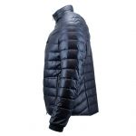 Heinz Bauer Veste en cuir Speedster blu navy