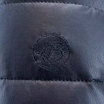 Heinz Bauer Veste en cuir Speedster blu navy