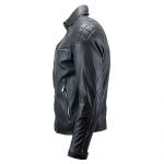 Heinz Bauer Chaqueta de cuero Road King negro