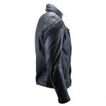 Heinz Bauer Chaqueta de cuero Road King negro