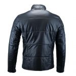 Heinz Bauer Veste en cuir Tempelhof noir