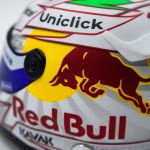 Sergio Pérez Miniaturhelm Formel 1 Japan GP 2022 1:4