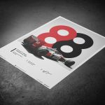 McLaren MP4/4 Ayrton Senna 1988 Poster