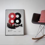 McLaren MP4/4 Ayrton Senna 1988 Poster