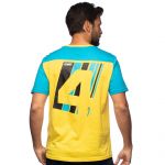 HRT T-Shirt No. 4 blue/yellow