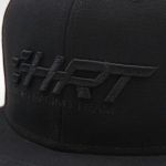HRT Cappellino Logo Flat Brim nero