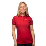 Motorworld Ladies Polo Shirt Chequered Flag