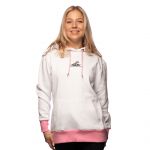 Maximilian Götz Sudadera con capucha de mujer Champion blanco