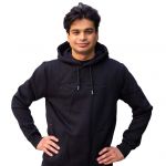 HRT Sudadera con capucha Logo negro