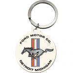 Keyring Ford Mustang - Horse & Stripes Logo