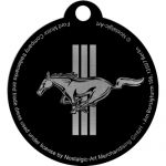 Keyring Ford Mustang - Horse & Stripes Logo