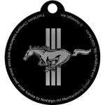 Portachiavi Ford Mustang - Horse & Stripes Logo