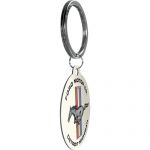 Keyring Ford Mustang - Horse & Stripes Logo