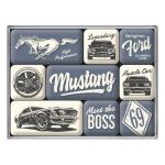Magnet set Ford Mustang - The Boss