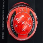 Michael Schumacher Casque miniature 2010 1/8