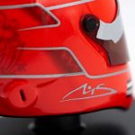 Michael Schumacher miniature helmet 2010 1/8
