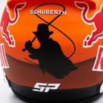 Sergio Pérez Miniaturhelm Disney Formel 1 Kanada GP 2023 1:2