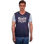Gulf Camiseta Racing V-Neck azul marino
