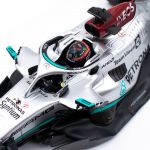 George Russell Mercedes AMG Petronas W13 Formel 1 Monaco GP 2022 1:18
