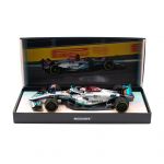 George Russell Mercedes AMG Petronas W13 Formel 1 Miami GP 2022 1:18