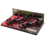 Alfa Romeo F1 Team Stake C43 2023 Bottas / Guanyu Doppel-Set 1:43