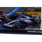 Pierre Gasly Alpine F1 Team A523 Bahrain & Miami GP 2023 Doppel-Set 1:43