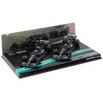 Mercedes AMG Petronas F1 Team W14 Hamilton / Russell 2023 1:43