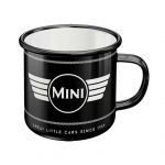Taza de metal Mini - Logo negro