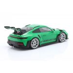 Porsche 911 (992) GT3 RS 2023 verde / argento Decor 1/18