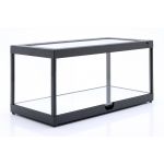 Vitrine individuelle avec éclairage LED pour modèles réduits de voitures à l'échelle 1/18 noir