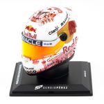 Sergio Pérez Casco en miniatura Fórmula 1 GP de Las Vegas 2023 1/4
